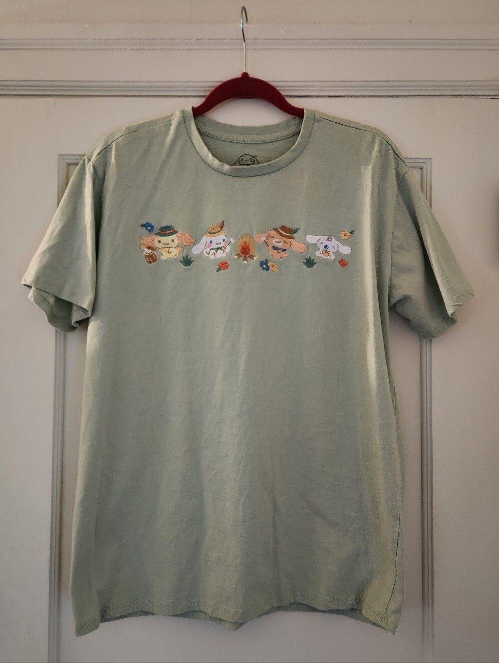Cinnamoroll Camping Embroidered T-shirt 🏕️